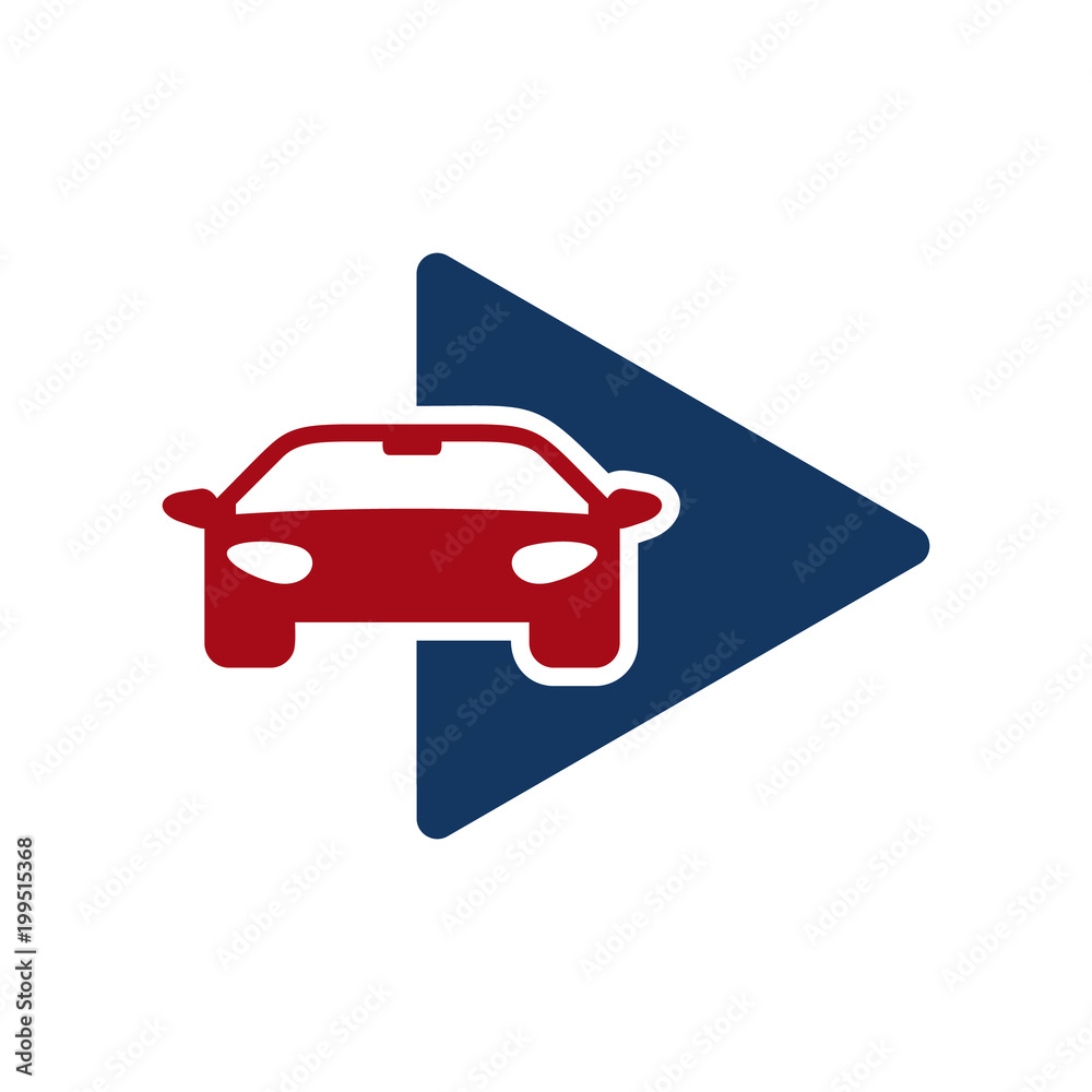 Automotive Video Logo Icon Design