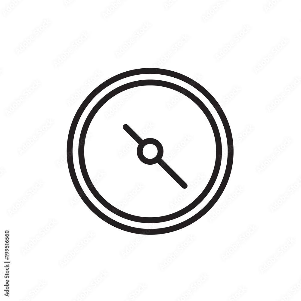 Clock icon Vector illustration, EPS10. Clock icon Vector illustration, EPS10.