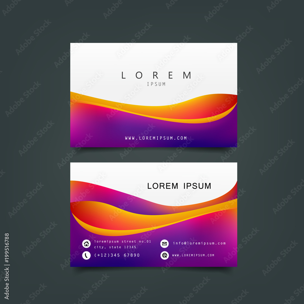 Fototapeta premium business card template