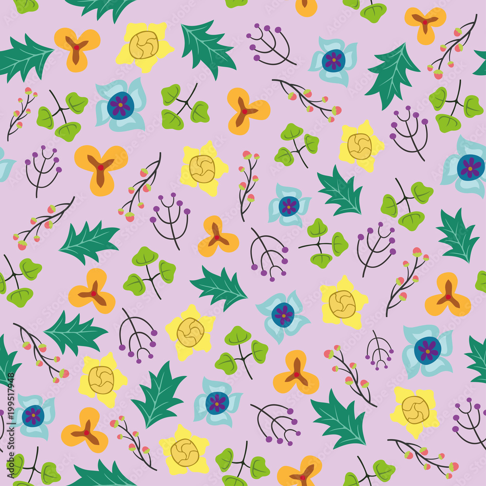 Beautiful Seamless Floral pattern design Beautiful Seamless Floral pattern design