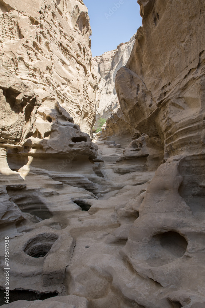 Obraz premium Chahkooh Canyon, Qeshm, Iran