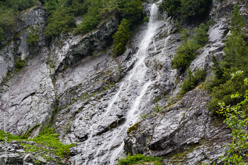 Waterfall on rock at Snoqualmie Washington