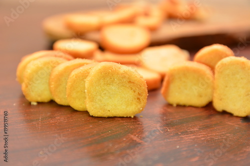 Snck italiani crostini al forno photo