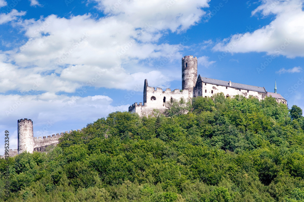 gothic medieval castle Bezdez from 1264, Liberec region, North Bohemia, Czech republic 