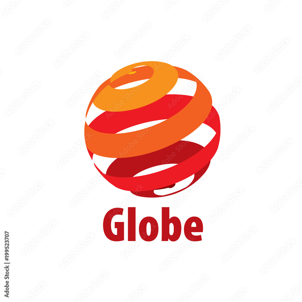Fototapeta premium vector logo globe