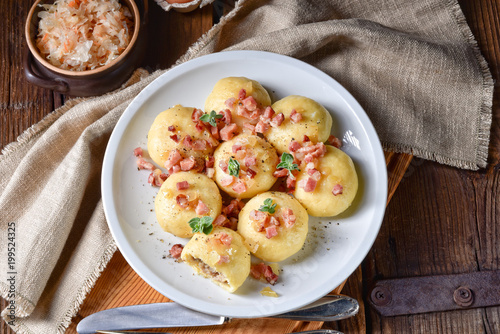 Pyzy are a type of polish dumpling photo