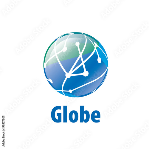 vector logo globe