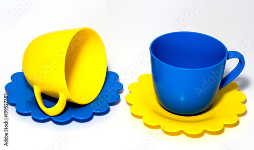 фотографія Colorful tea-set toy