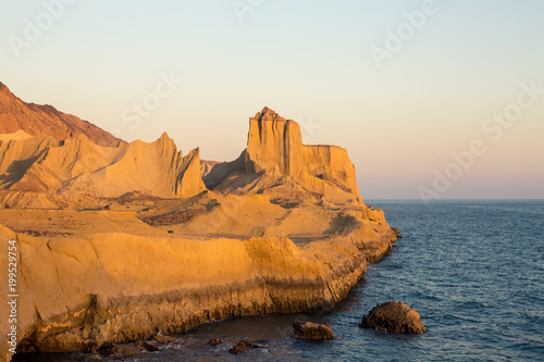 Mofanegh Beach in Hormoz Island, Iran