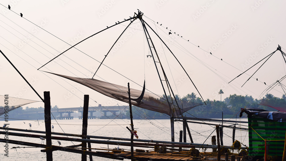 Fishing Nets Kerala, india