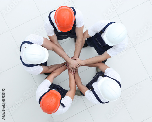 building, teamwork, partnership, gesture and people