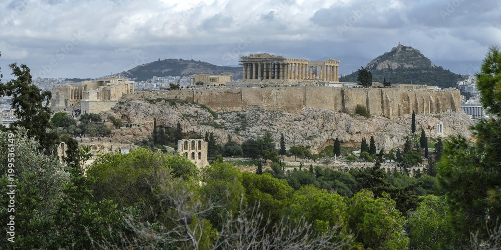 Naklejka premium The Acropolis in Athens, Greece