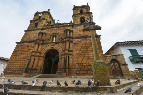 Cathedral Inmaculada Concepcion in Barichara, Colombia. photo