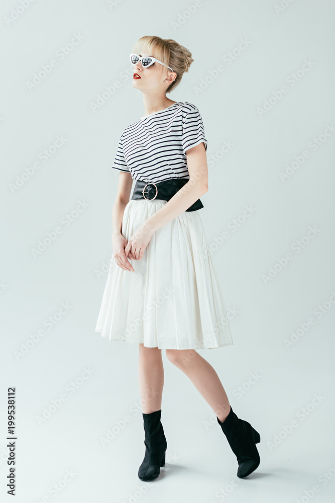 Attractive young woman wearing fashionable clothes Attractive young woman wearing fashionable clothes