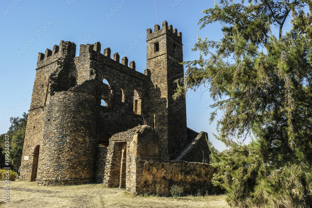 Fasilides Palace in Gondar, Ethiopia
