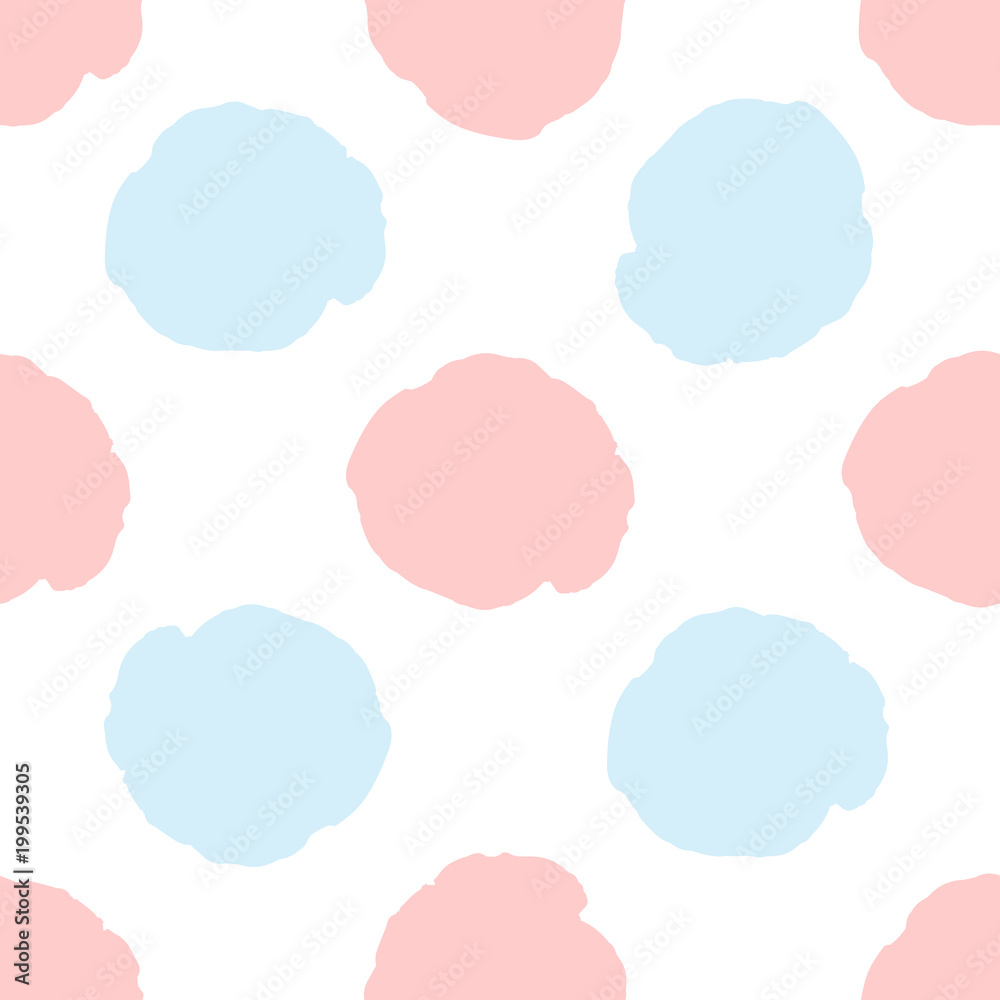 Soft colored seamless pattern with abstract dot on the white background. Soft colored seamless pattern with abstract dot on the white background.