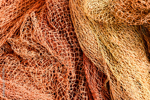 Fotografija Close up view of fishing net