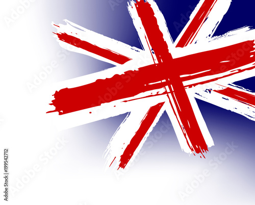 UK flag art