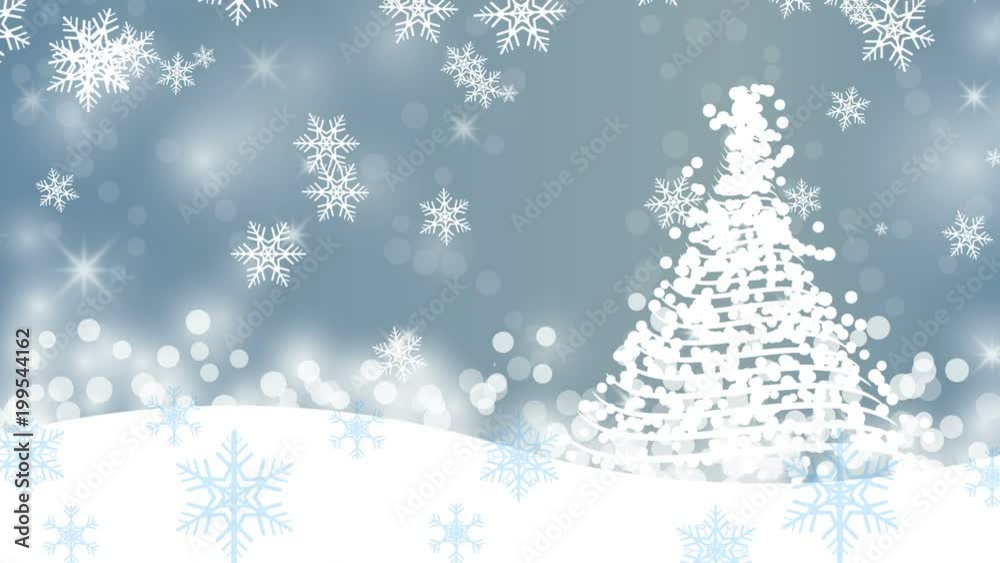 Winter background with snowflakes Winter background with snowflakes