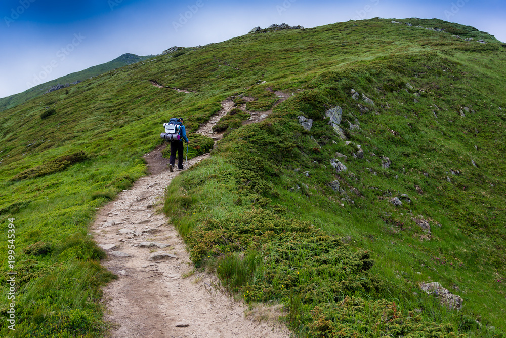 ascent of a tourist