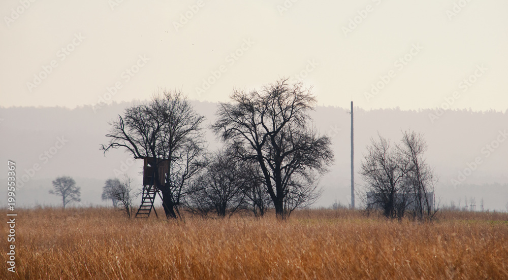 Obraz premium Rural landscape view in Bavaria Germany