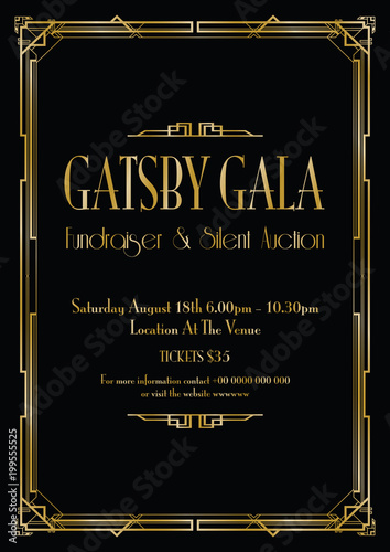 great Gatsby gala background
