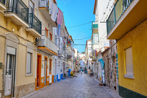 Street view of Nazare, Portugal