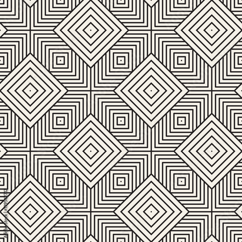 Vector seamless pattern. Modern stylish abstract texture. Repeating geometric tiles..