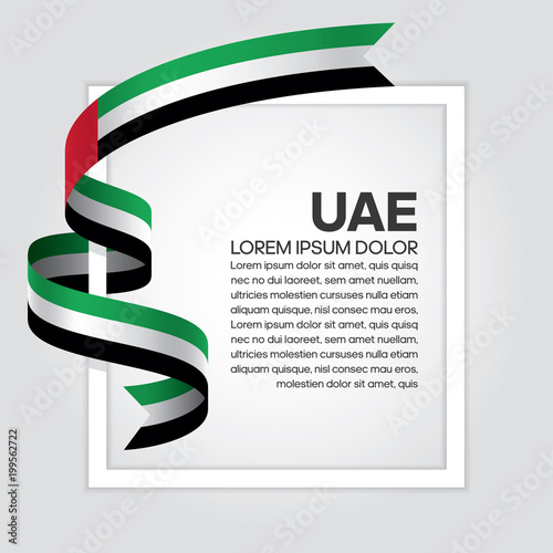 UAE flag background