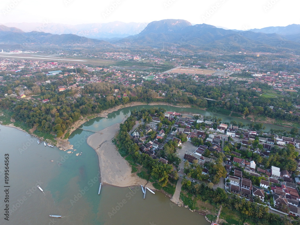 Fototapeta premium Luang Prabang, Laos 2017