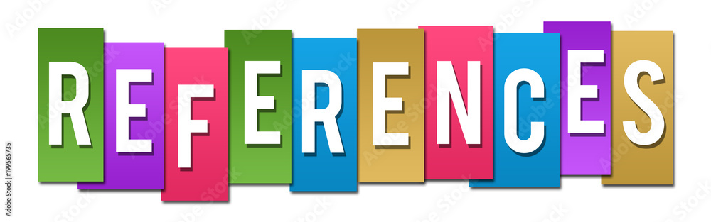 References Professional Colorful References Professional Colorful