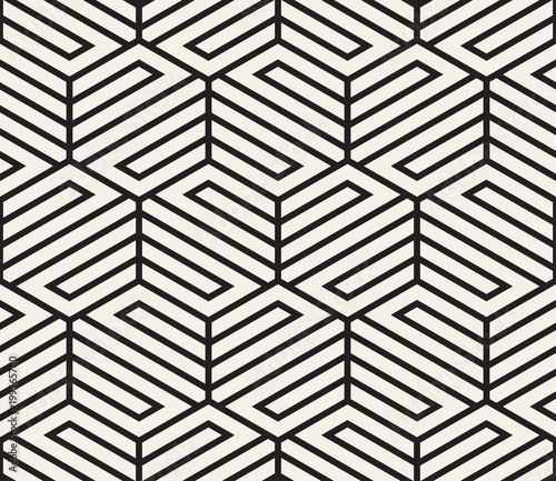 Vector seamless pattern. Modern stylish abstract texture. Repeating geometric tiles 