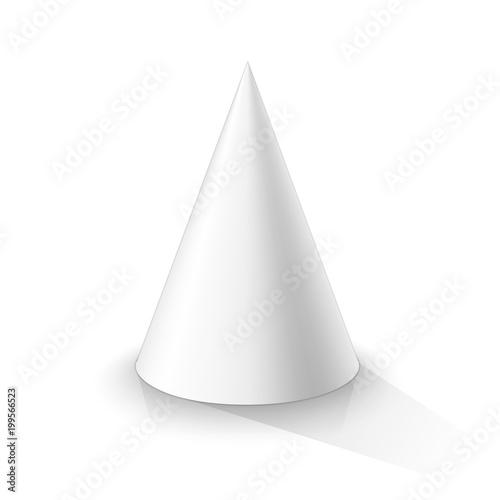 White cone