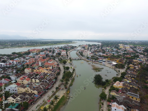 World Heritage   Hoi An  Vietnam   Drone View