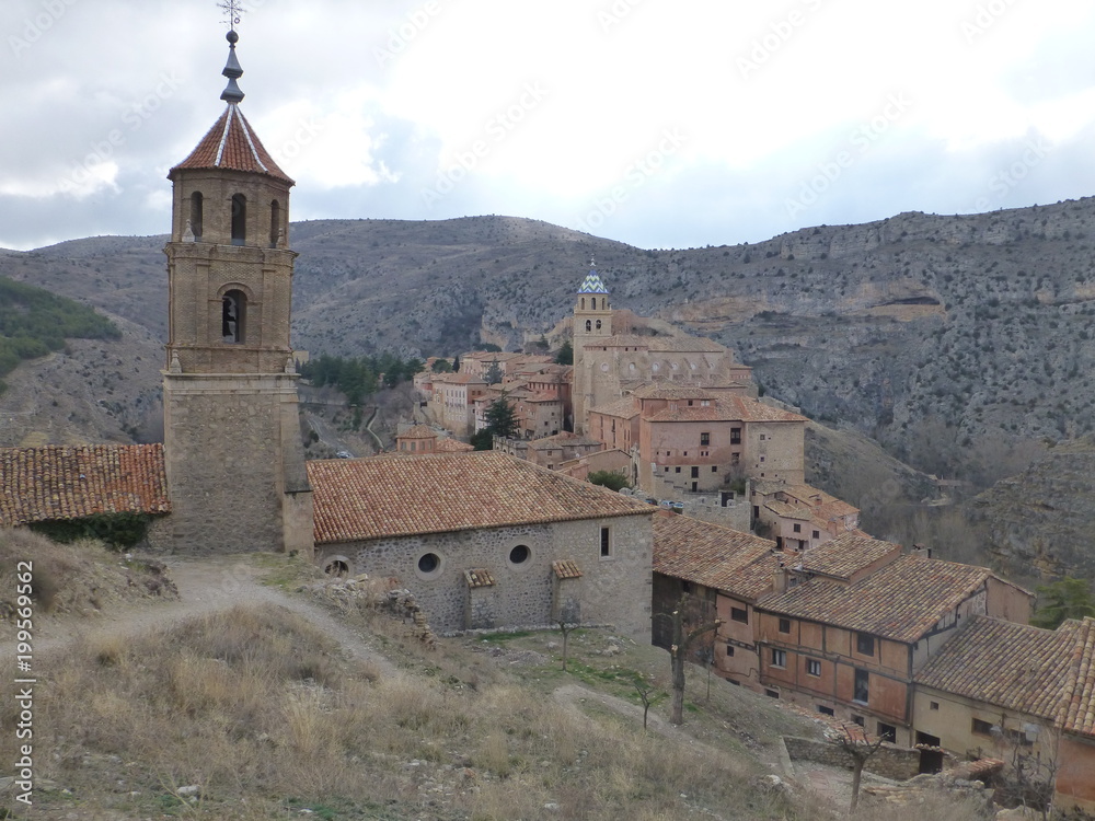 Albarracin, pueblo con encanto de Teruel en Aragon (España)