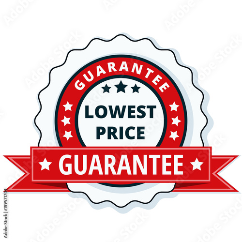 Lower Price Guarantee label illustration