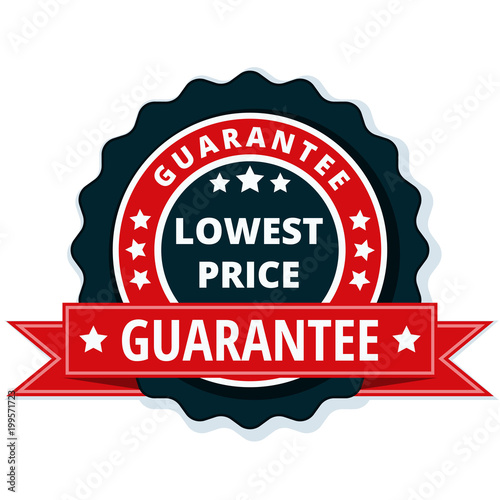 Lower Price Guarantee label illustration