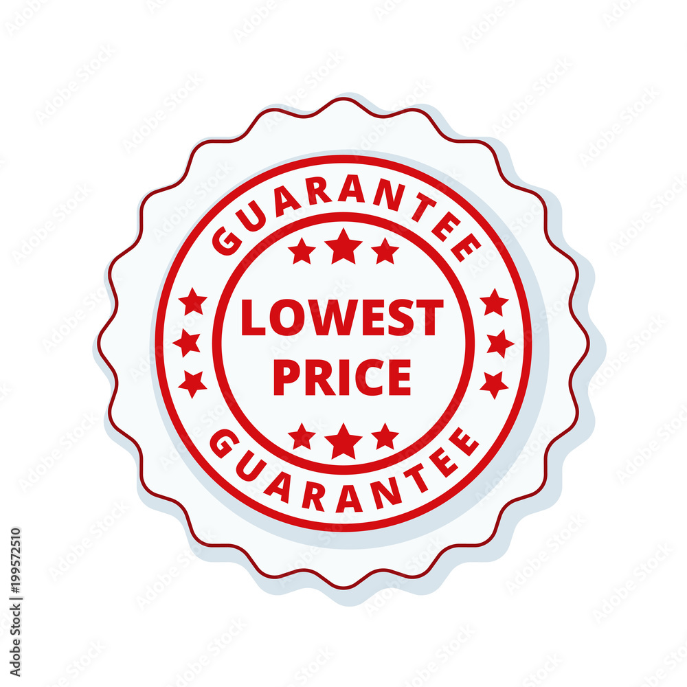 Lower Price Guarantee label illustration