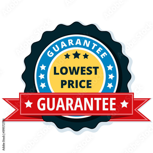 Lower Price Guarantee label illustration