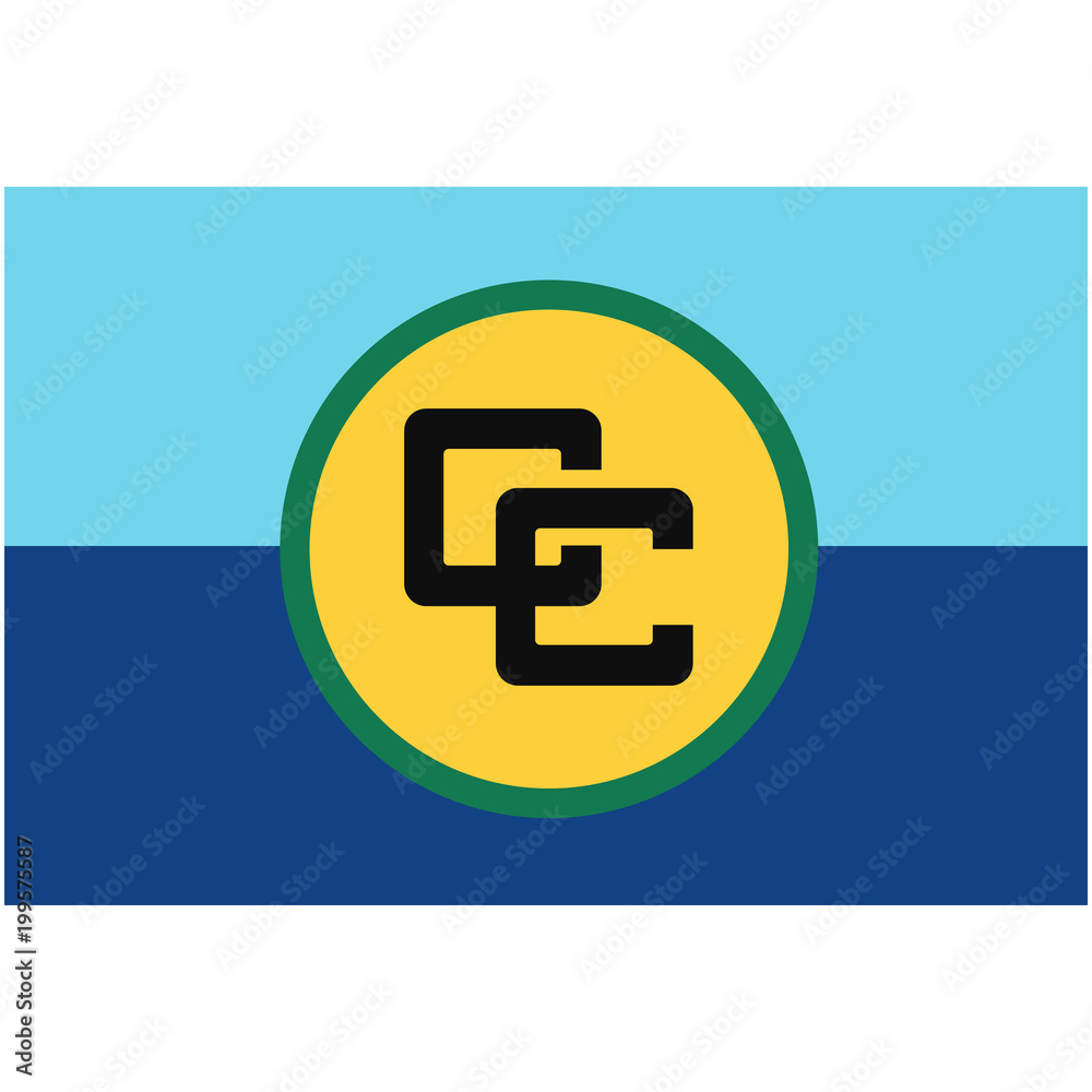 Caricom flag vector Caricom flag vector