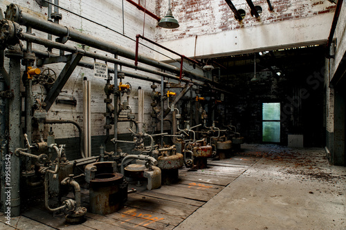 Derelict Ammo Factory - Mixer House - Abandoned Indiana Army Ammunition Plant - Indiana photo