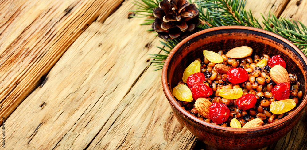 traditional christian Christmas dish, kutya traditional christian Christmas dish, kutya