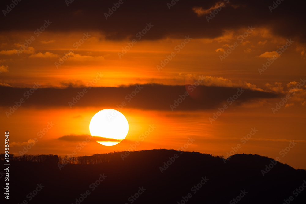 Obraz premium Sonnenuntergang