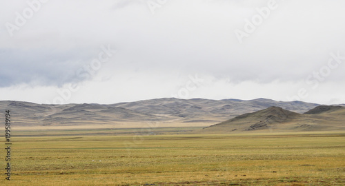 Steppe in the Altai Mountains