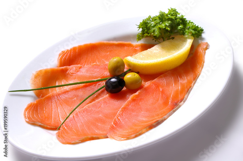 salmon slices