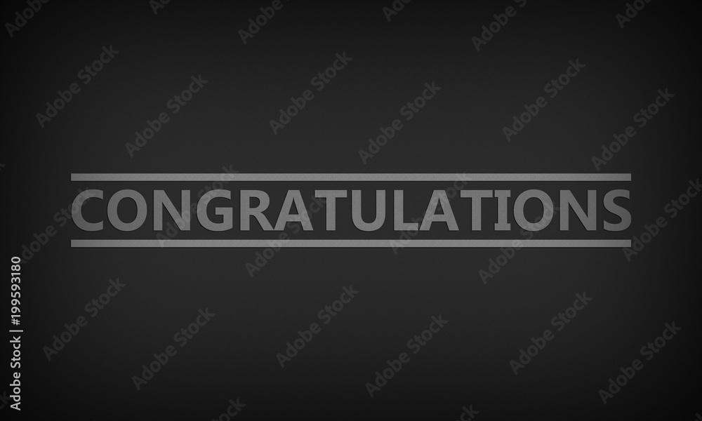 Congratulations Congratulations