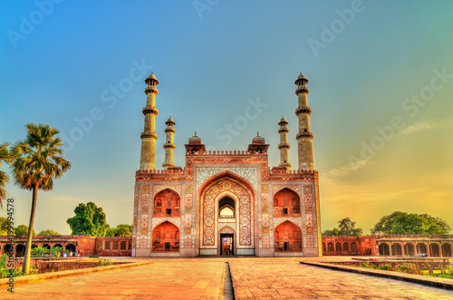 South Gate of Sikandra Fort in Agra - Uttar Pradesh, India photo