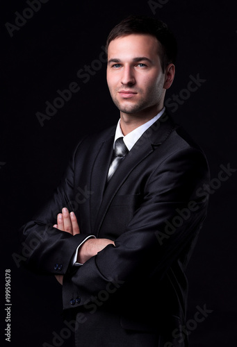 portrait of a handsome businessman