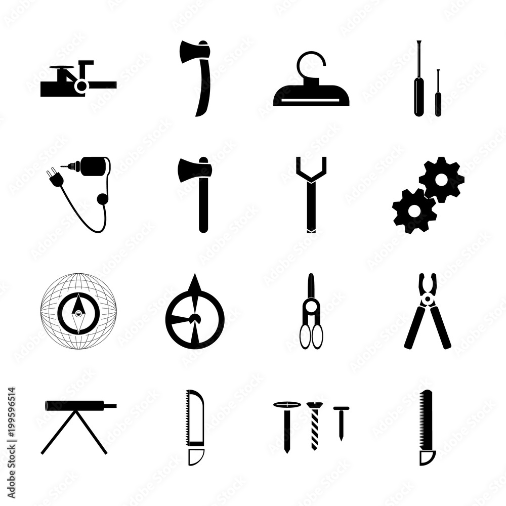 icon Instruments And Tools with wrench, industrial, symbol, colored and cosmos icon Instruments And Tools with wrench, industrial, symbol, colored and cosmos