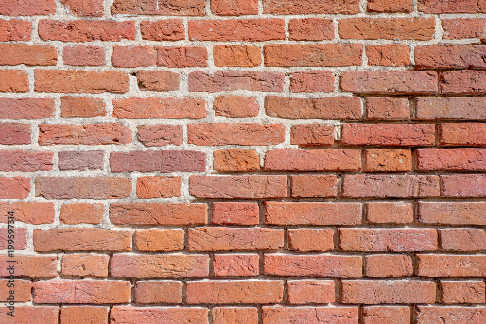 Restoration of an old wall. Restoration of an old wall.